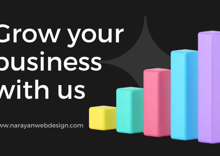 Black Minimalist Grow Your Business Facebook Cover