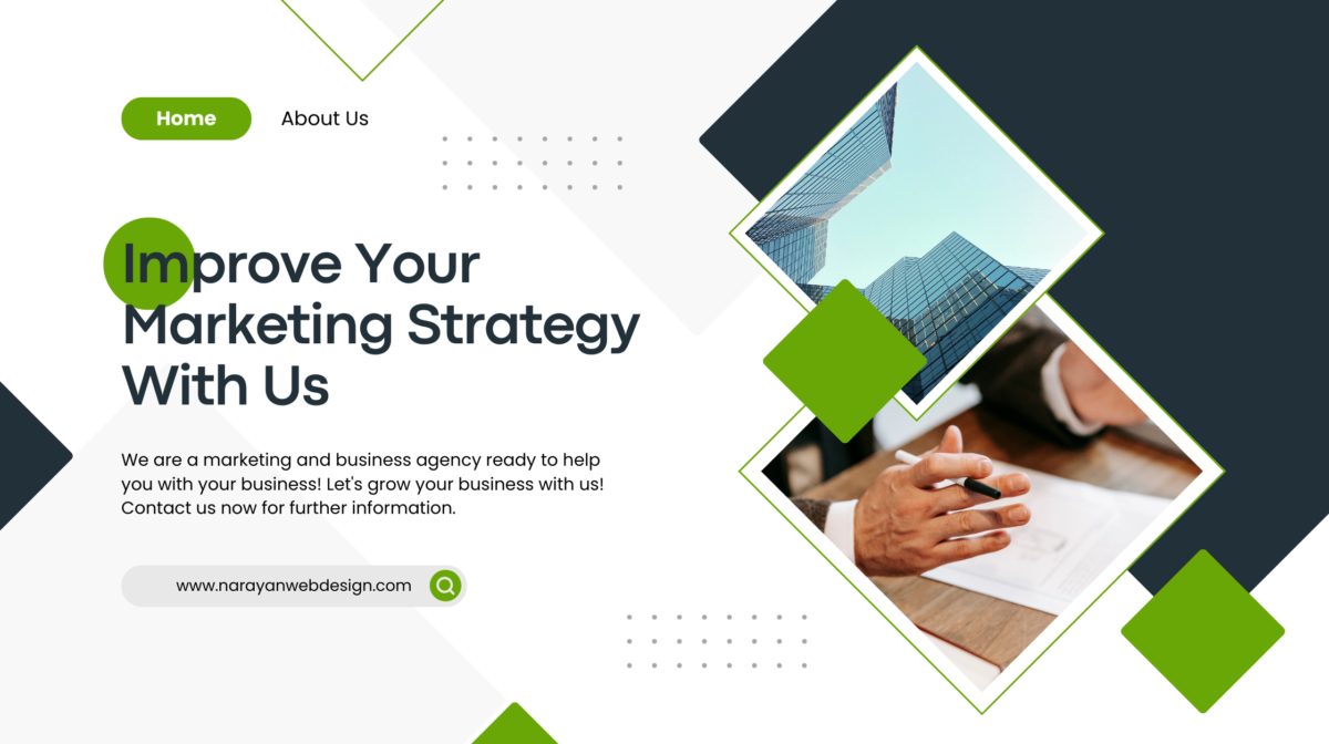 Green Modern Business Marketing Blog Banner