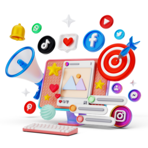 Social Media Marketing (SMM) 6 social media marketing 3d icon png download 5862479