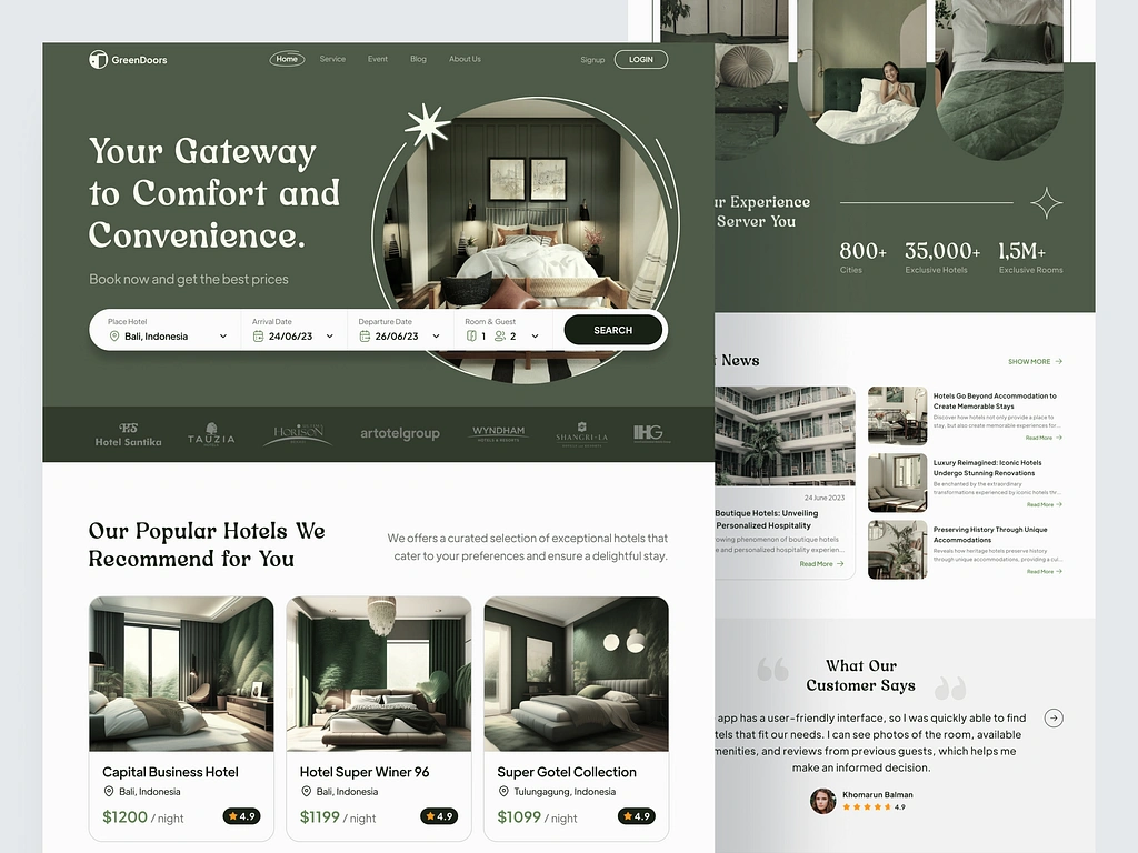 Hotel Booking Website Development in Moradabad