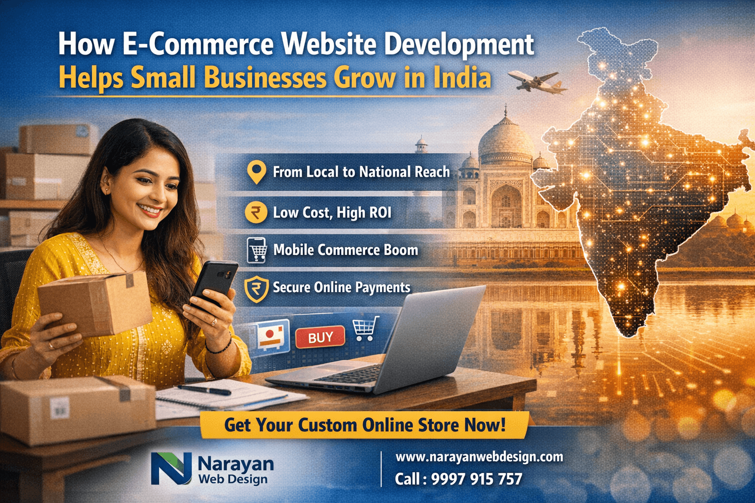 E-commerce website for small business