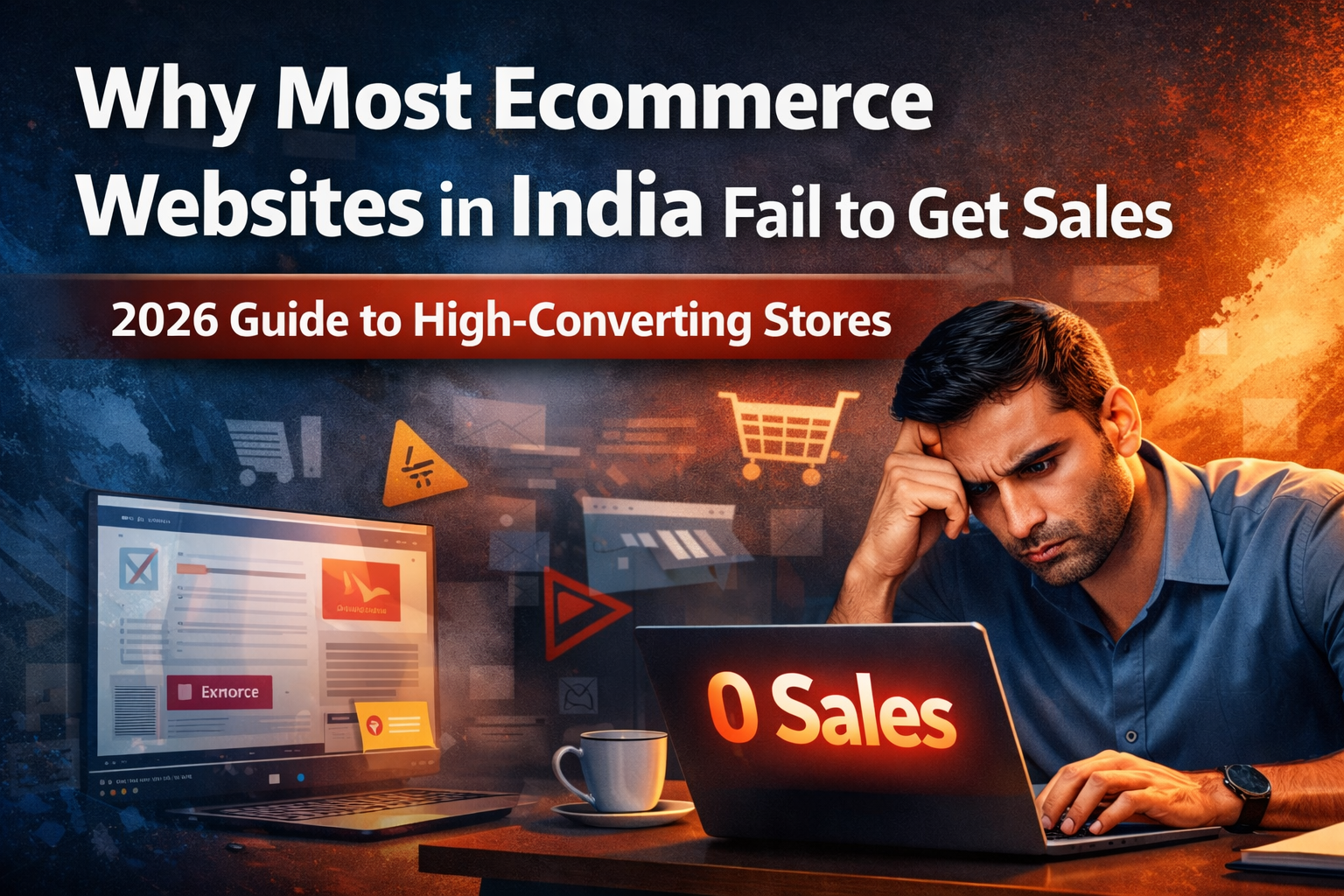 Why Most Ecommerce Websites in India Fail to Get Sales (2026 Guide to High-Converting Stores)