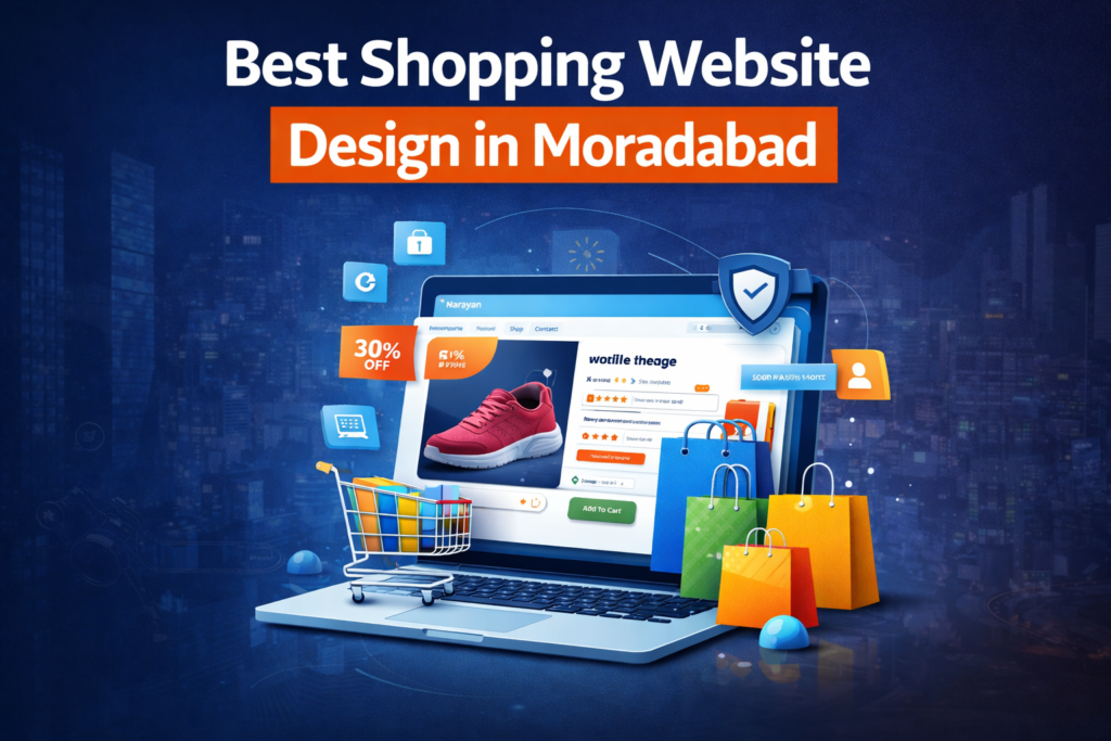 best shopping website design in moradabad