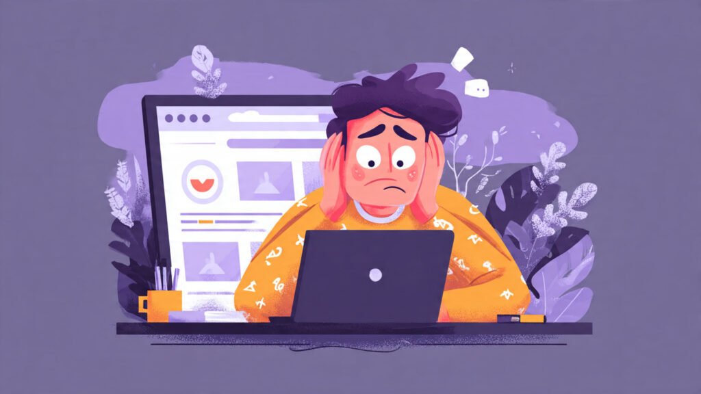 Slow and poorly designed website problems